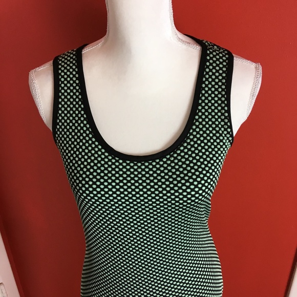 DGNY Ladies/Jrs. black & green sleeveless dress - Picture 3 of 8